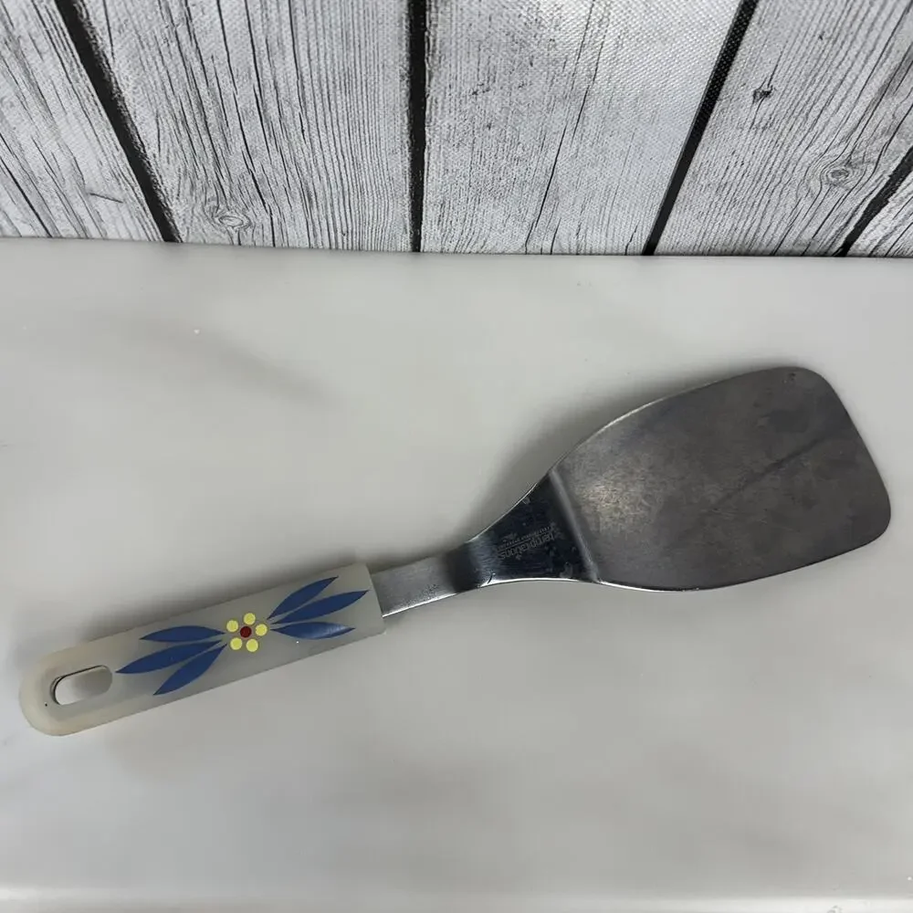 Temptations by Tara Old World Silicone Stainless Steel Spatula Retro Kitchen